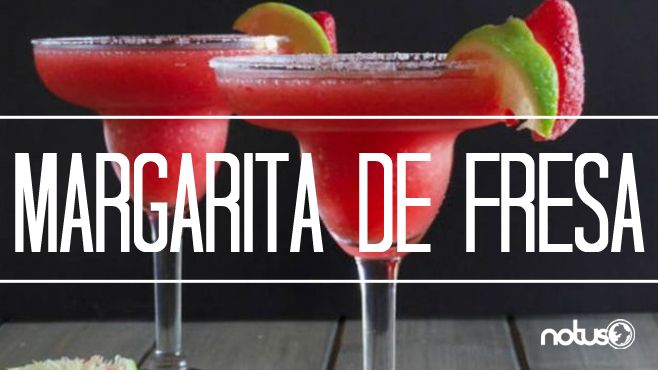 Prueba Una Fresca Margarita De Fresa Con Tequila