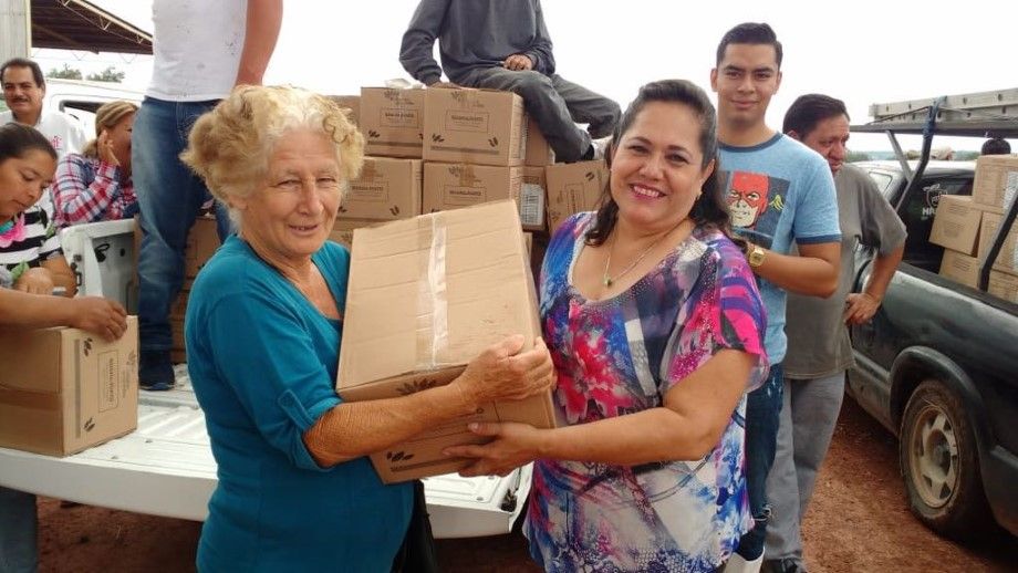 Entregan 300 Despensas A Familias Afectadas Por Las Lluvias En Santa