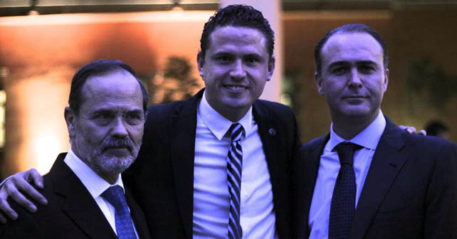 Gustavo Madero, Alejandro Badía, Alberto Villareal