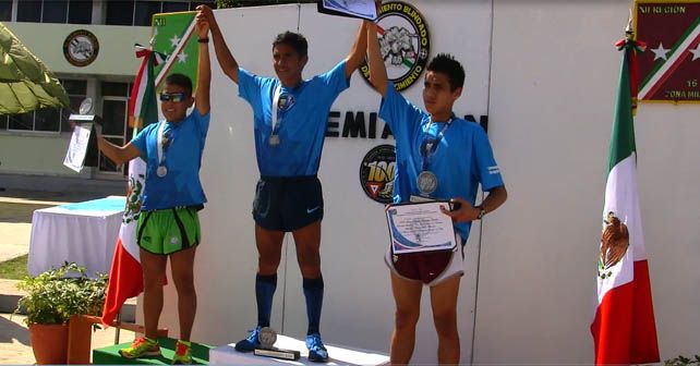 Carlos Cordero obtuvo el primer lugar en carrera militar