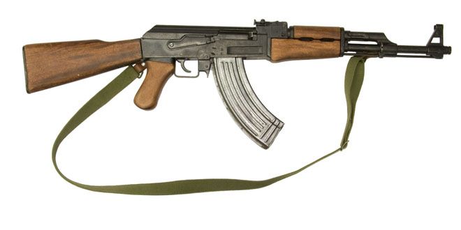 AK47 rifle usado en balacera Foto Ilustrativa