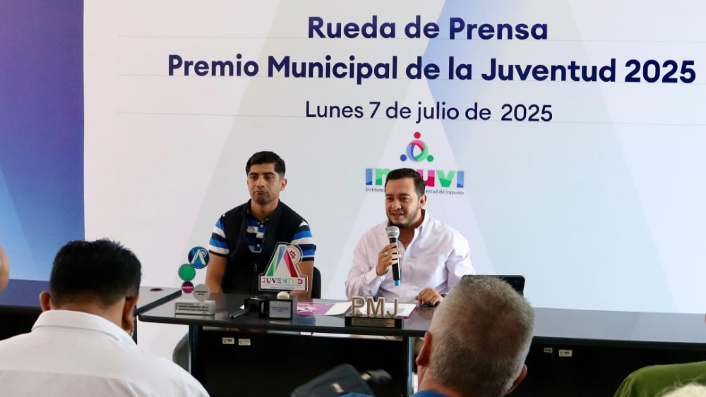 Lanzan convocatoria del Premio Municipal de la Juventud 2025 en Irapuato