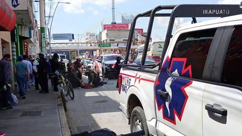 Ciclista pierde la vida en accidente en el centro de Irapuato