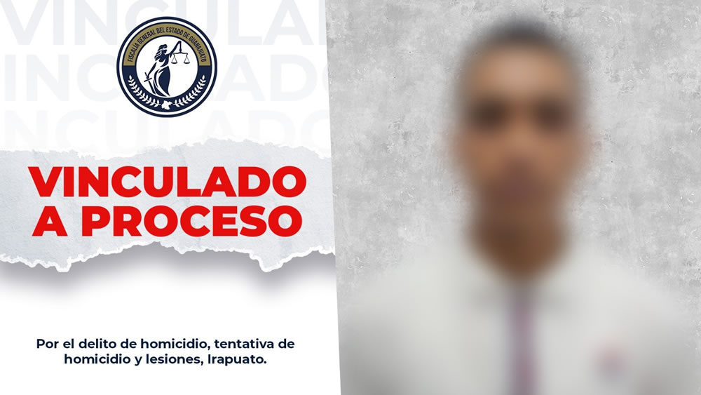 Vinculan a proceso a hombre acusado de homicidio y tentativa en Irapuato